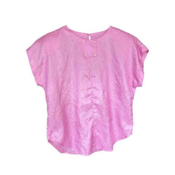 marie st. monet Tops - Vintage Marie St Monèt Pink Lightweight Short-Sleeve Top Size 12